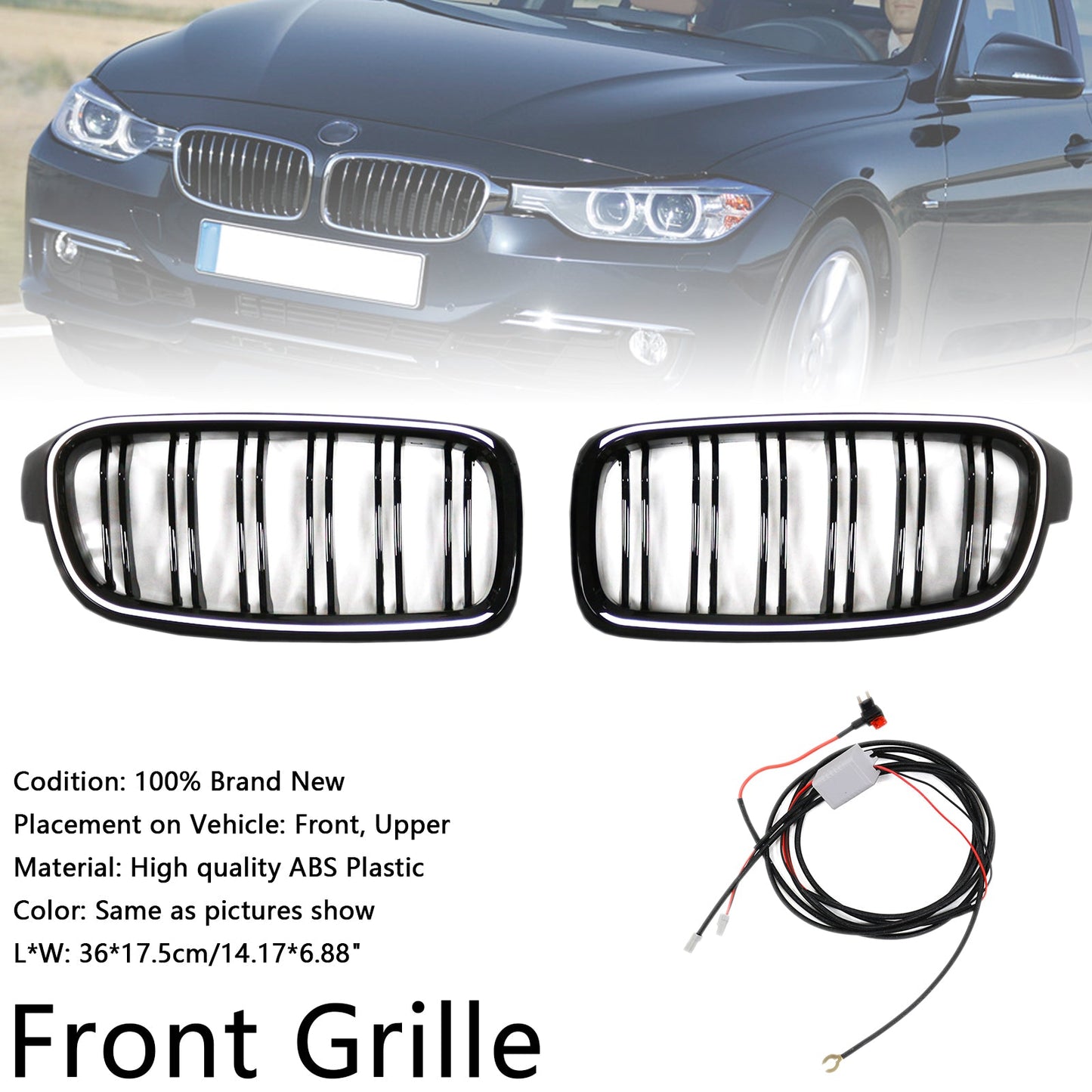 Griglia anteriore a doppio rene BMW Serie 3 F31 Touring 2012-2019