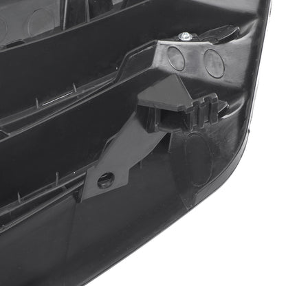 Black Chrome Front Upper Bumper Hood Grille Grill Per Honda Accord 2011-2012 4DR