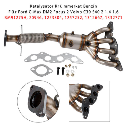 Convertitori catalitici a benzina Ford Focus II Cabriolet 1.6L 2006/10-2010/09 Euro 4 BM91275H 20946