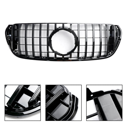 Per Mercedes Benz Classe X X470 2017-2019 Griglia paraurti anteriore nera