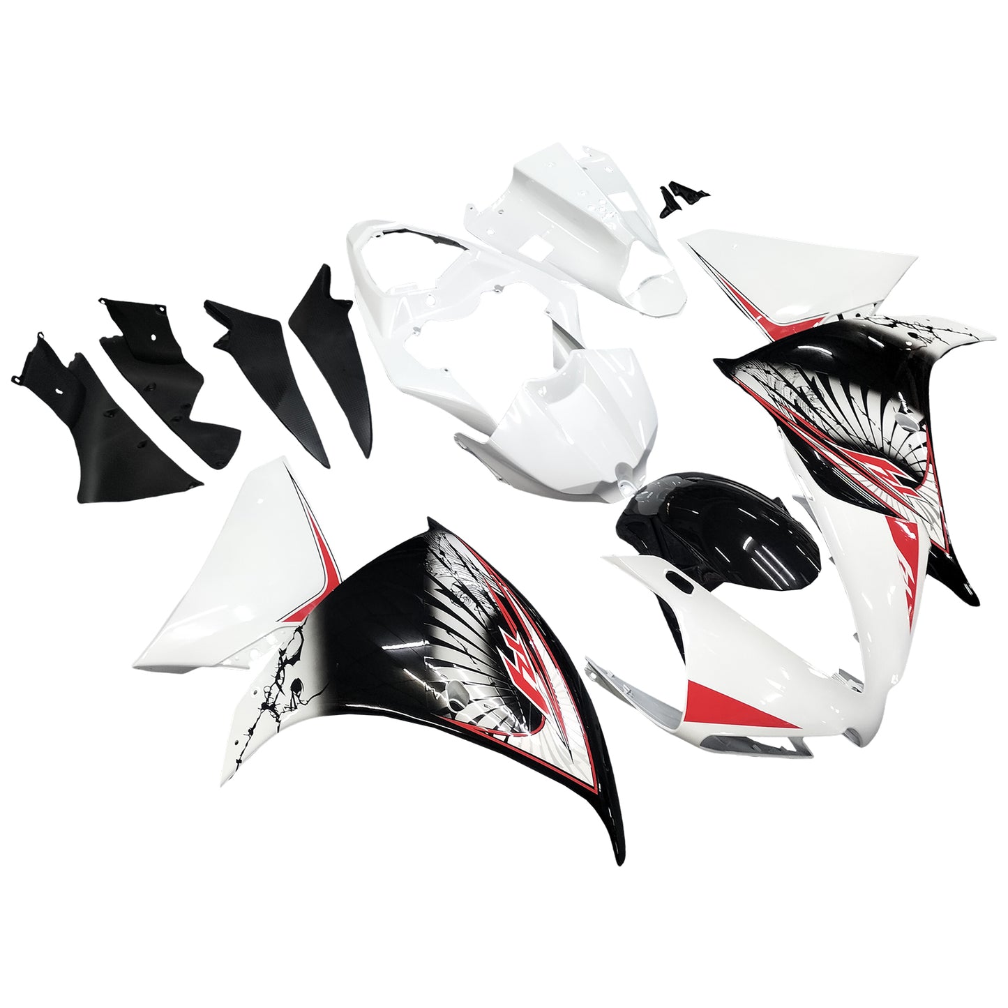 Kit carena carrozzeria in plastica ABS adatta per Yamaha YZF 1000 R1 2012-2014