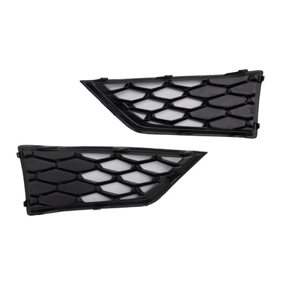 Griglia fendinebbia anteriore a nido d'ape nera per Seat Leon Cupra 5F 2012-2017