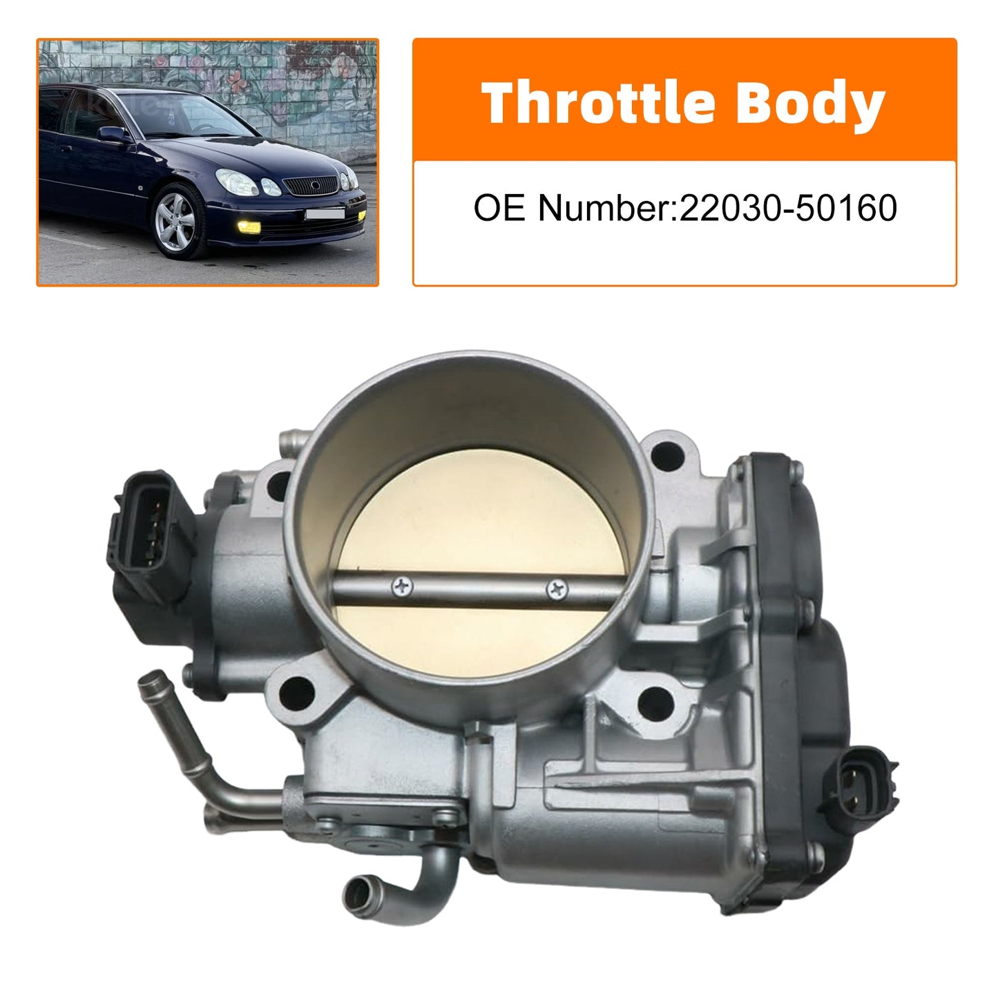 Corpo farfallato 22030-50160 per Lexus GS300 GS400 GS430 LS430 SC430 (anni 2000-2005)