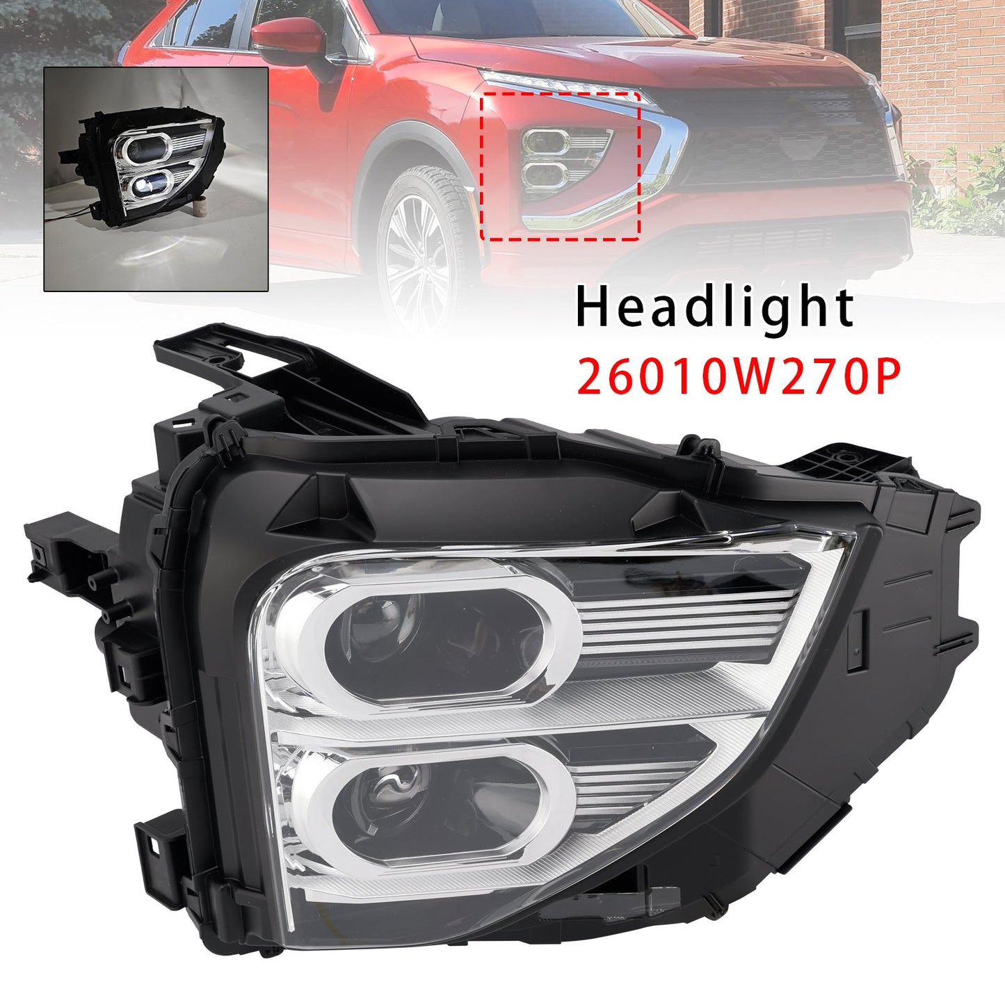 Faro anteriore destro a LED Mitsubishi Eclipse Cross 2022-2025 26010W270P