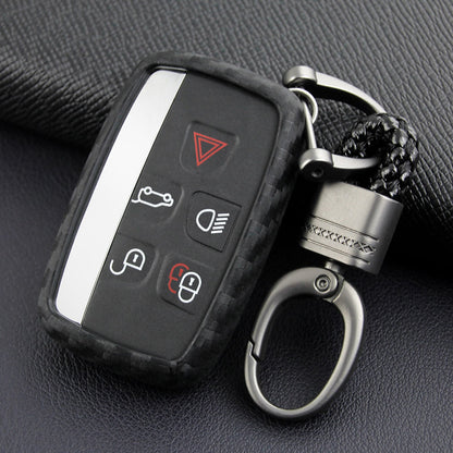 Custodia in similpelle e silicone per chiave auto con fibbia per Range Rover
