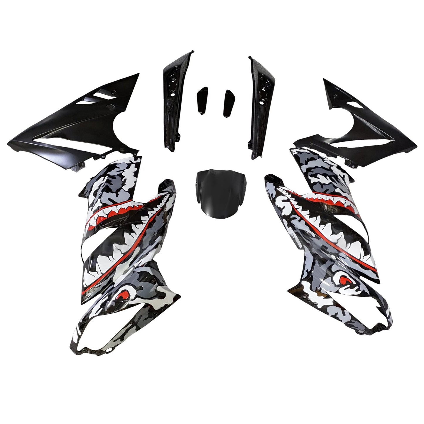 Kit carenatura iniezione in plastica per Kawasaki Ninja650 ER-6F EX650 2009-2011