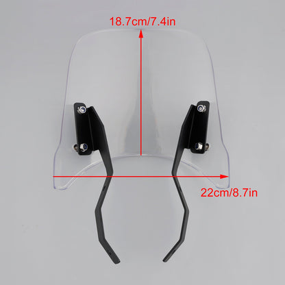 Parabrezza Parabrezza adatto per HONDA Rebel 250 300 500 CL250 CL300 CL500 23-24