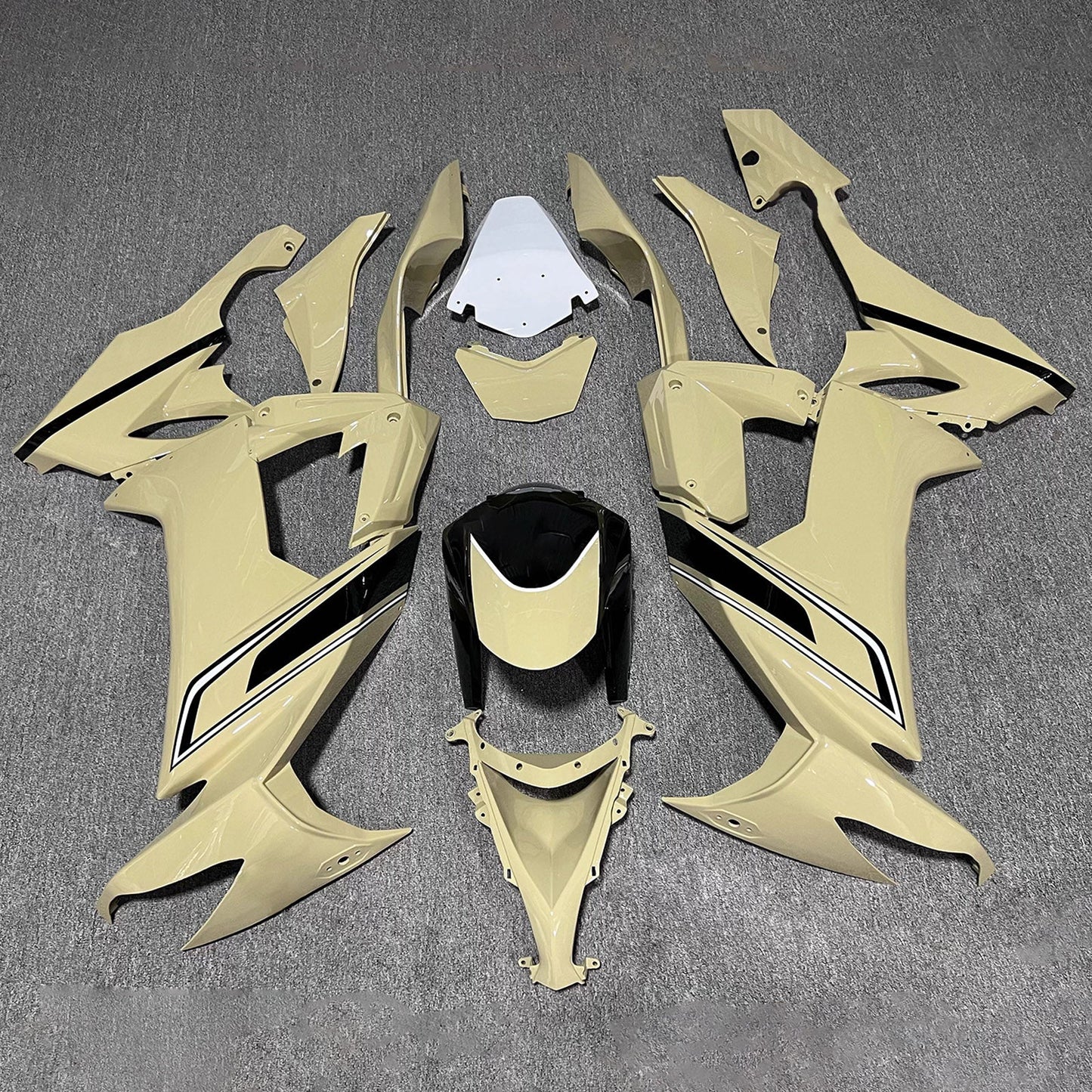 Kit carenatura iniezione in plastica ABS adatto per Kawasaki ZX10R 2008-2010