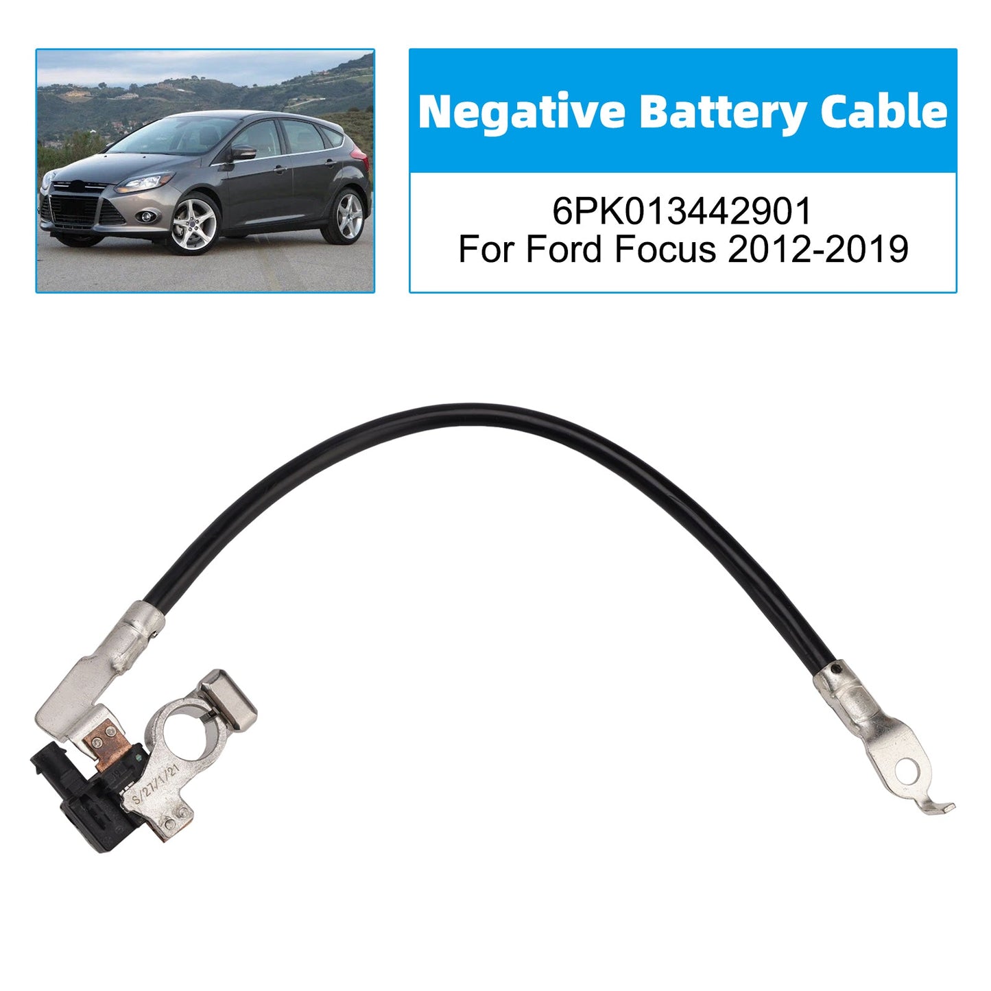 Cavo negativo batteria 6PK013442901 per Ford Focus 2012-2019