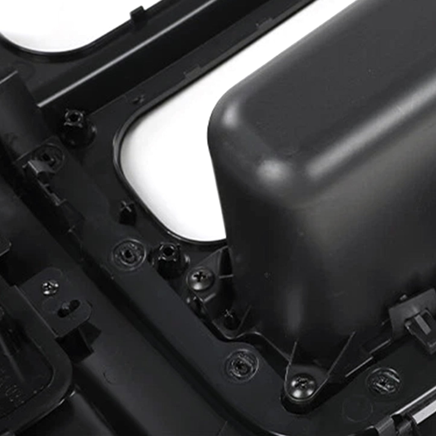 Pannello di rivestimento della bocchetta dell'aria del cruscotto centrale Dodge Ram 1500 2002-2005, nero