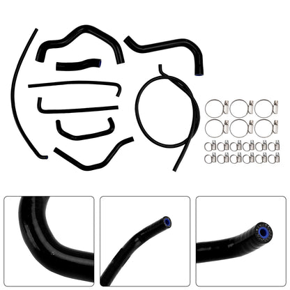 Kit di tubi flessibili in silicone per il liquido di raffreddamento del radiatore per Suzuki GSX-S750/Z 2017-2025