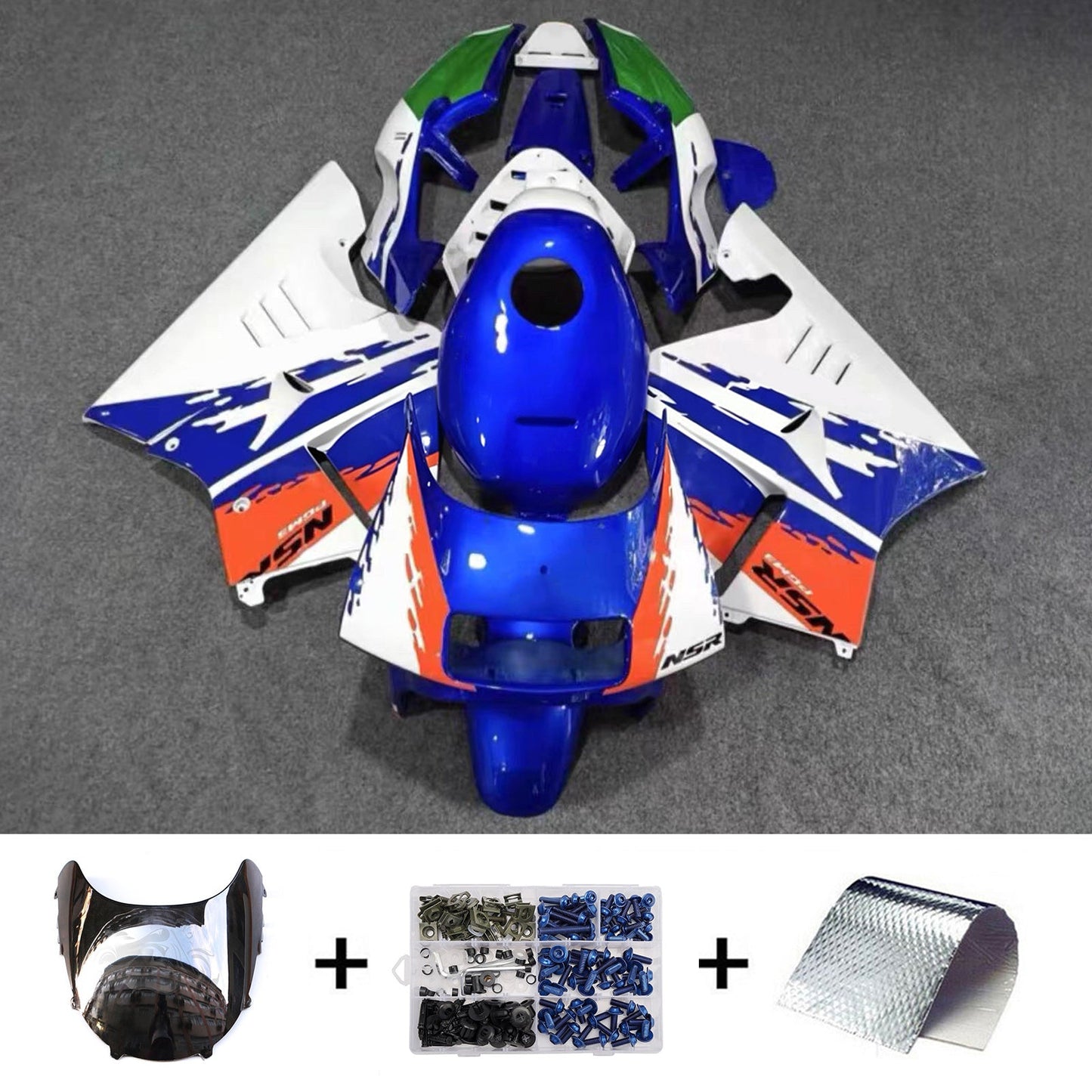 Kit di carene in plastica ABS stampate a iniezione per Honda NSR250 PGM-4 1994-1996