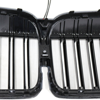 Griglia anteriore nera lucida a doppia stecca per BMW Serie 7 G11 G12 2019-2022