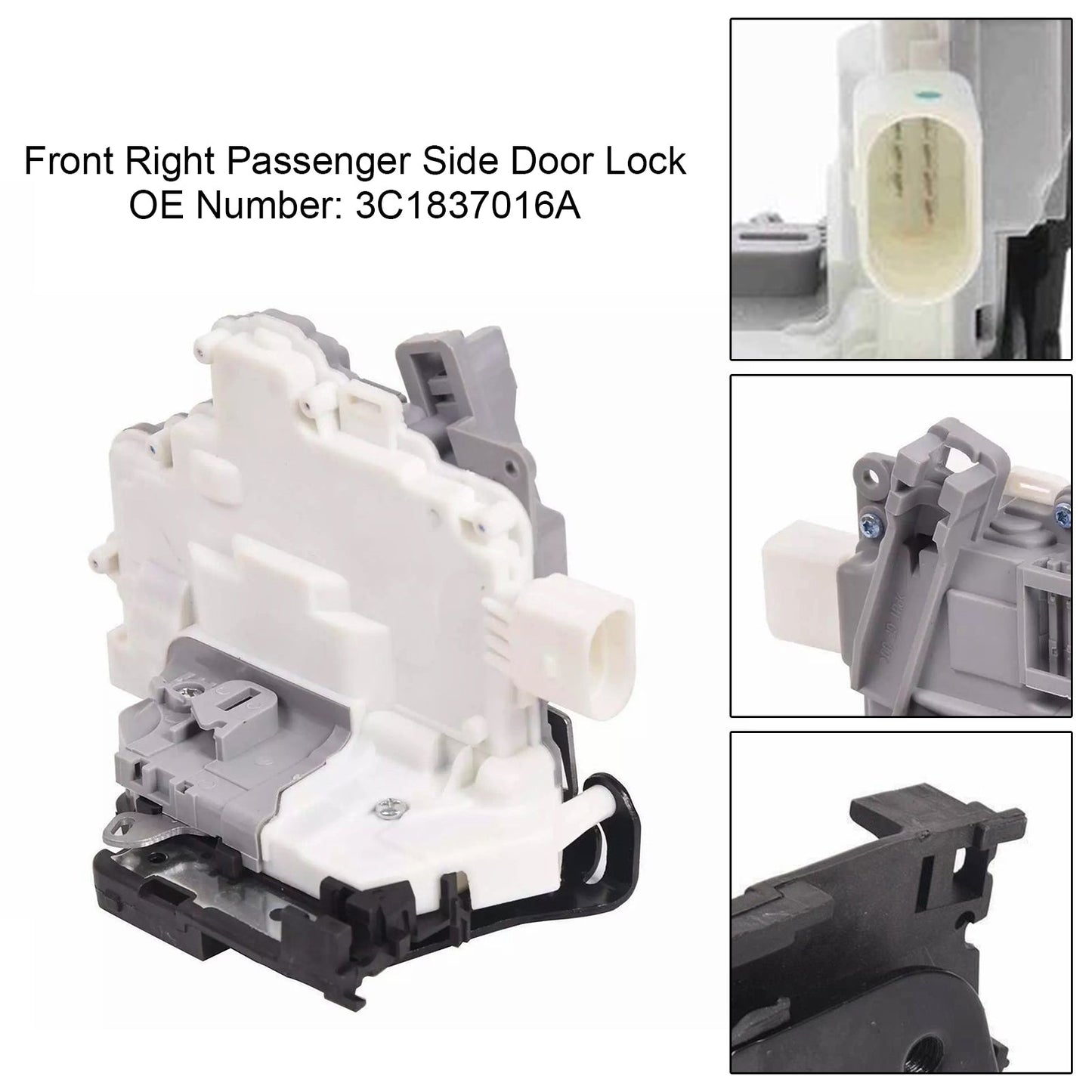 Serratura porta anteriore destra 3C1837016A per Audi Q7 Seat Ibiza Skoda Superb VW