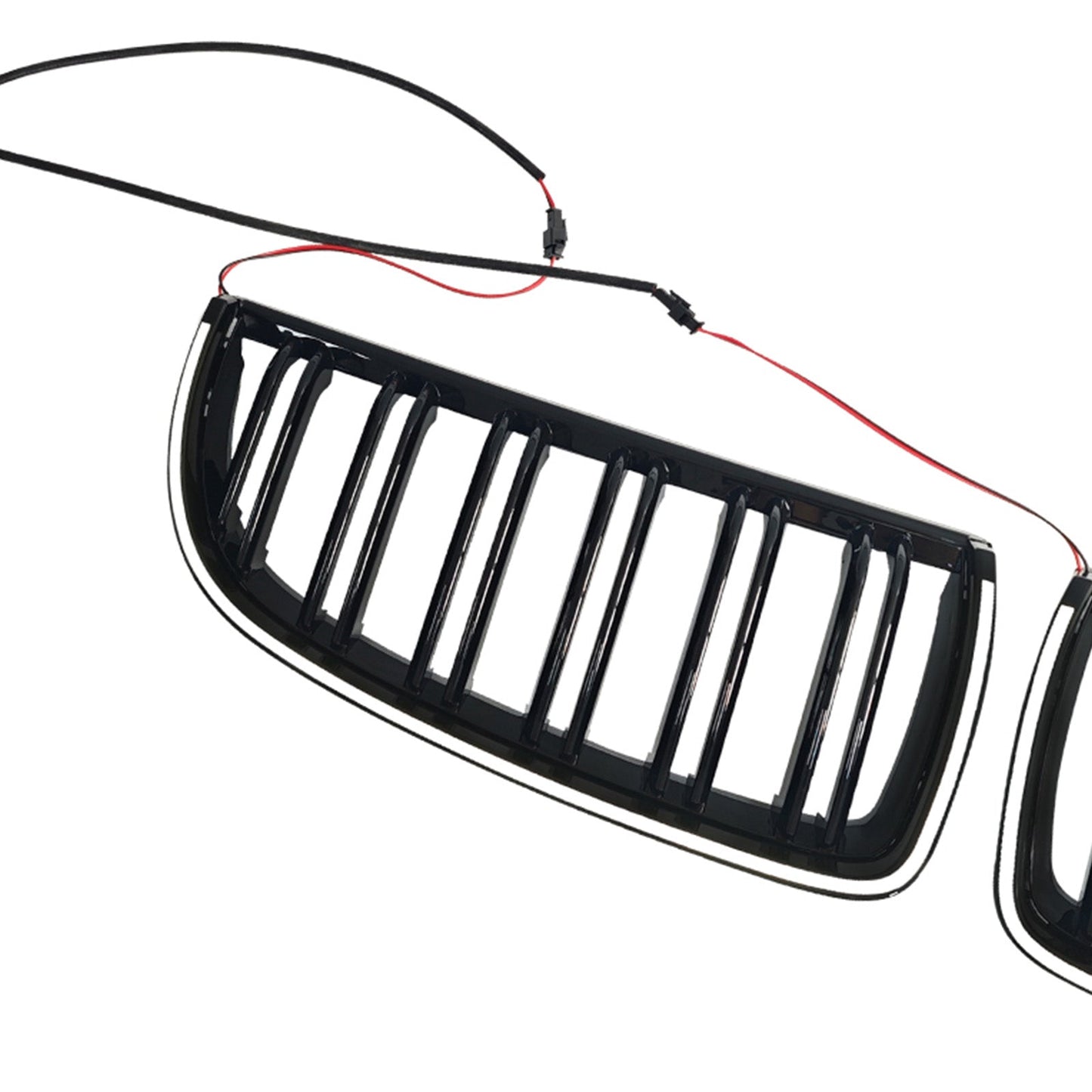 Griglia anteriore a doppio rene nera per BMW E90 berlina e station wagon 320i (2004-2007)