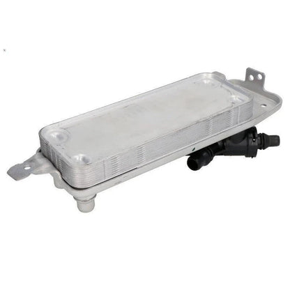 Scambiatore di calore per radiatore olio trasmissione con termostato per BMW 750Li xDrive F02 V8 4.4L con cambio automatico, 2010-2015, dal 10/10. Codice ricambio: 17217572540.