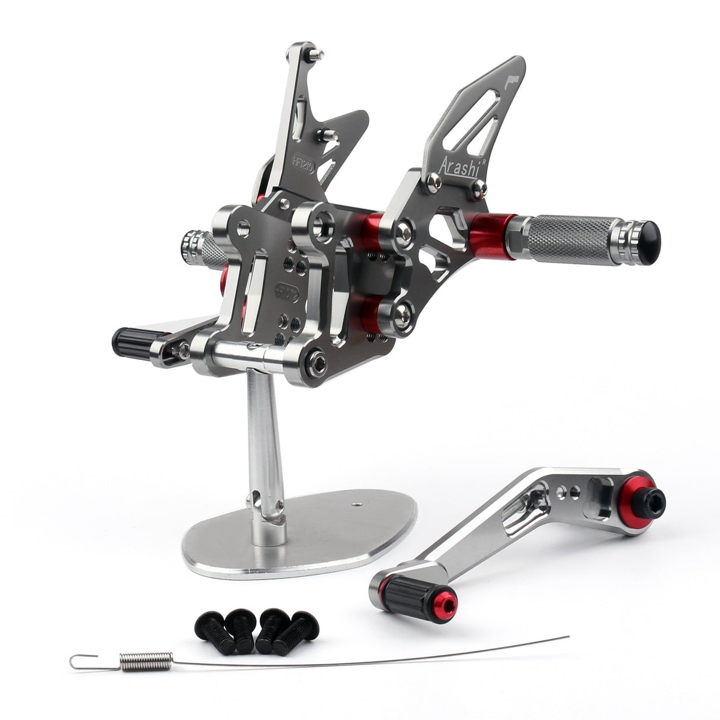 Pedane arretrate in alluminio CNC per Suzuki GSX-R1000 GSX-R1000R GSX-R1000X 2017-2023 / ABS