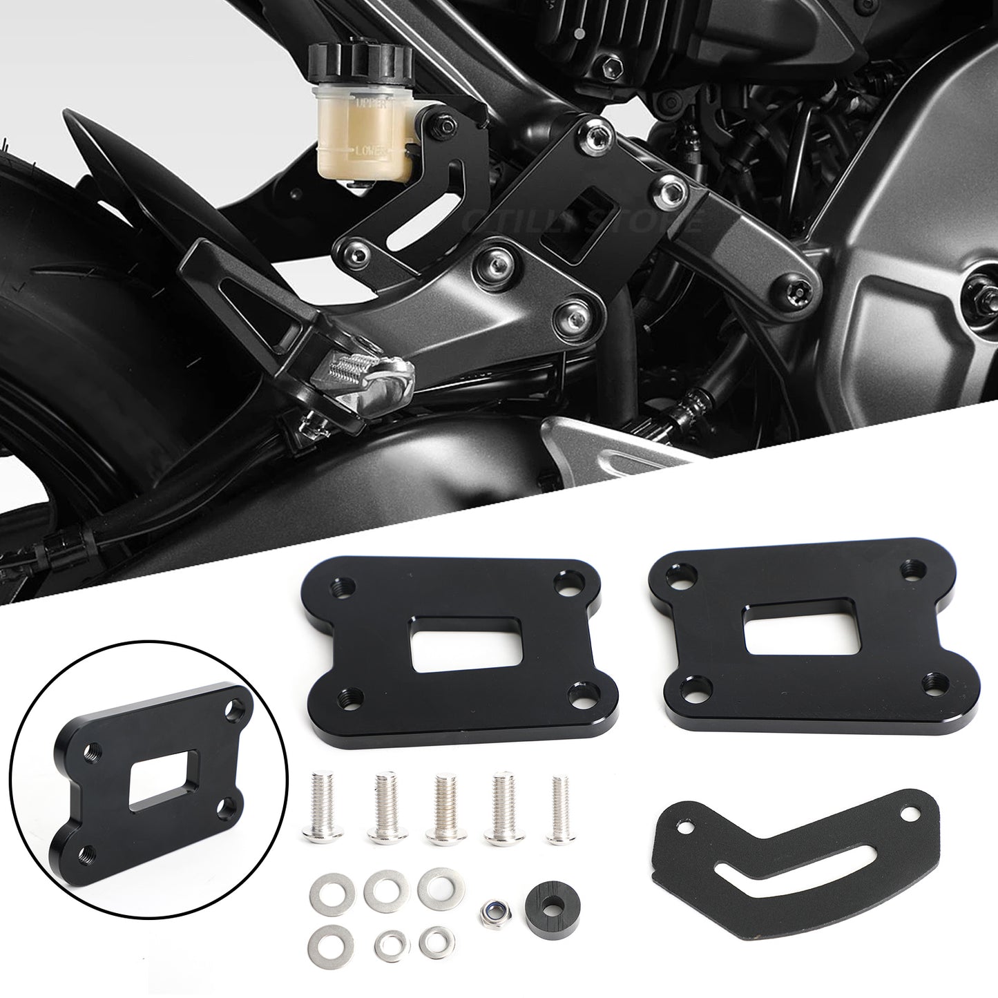 Abbassamento pedane Kit di pedane supporti per Yamaha MT 09 2021