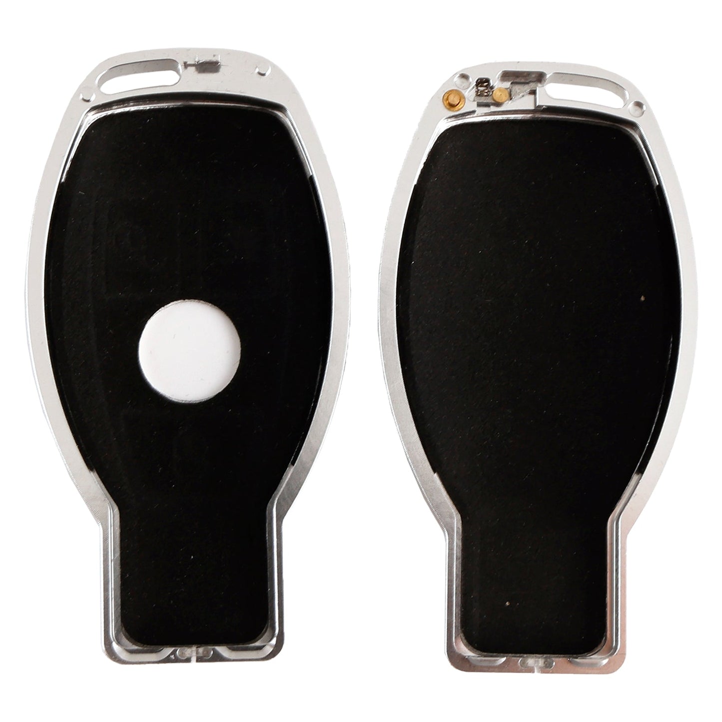 Custodia in lega di alluminio TPU marrone per chiave auto Benz GLC GLK CLS GLA CLA AMG