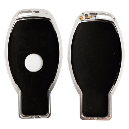 Custodia in lega di alluminio TPU marrone per chiave auto Benz GLC GLK CLS GLA CLA AMG