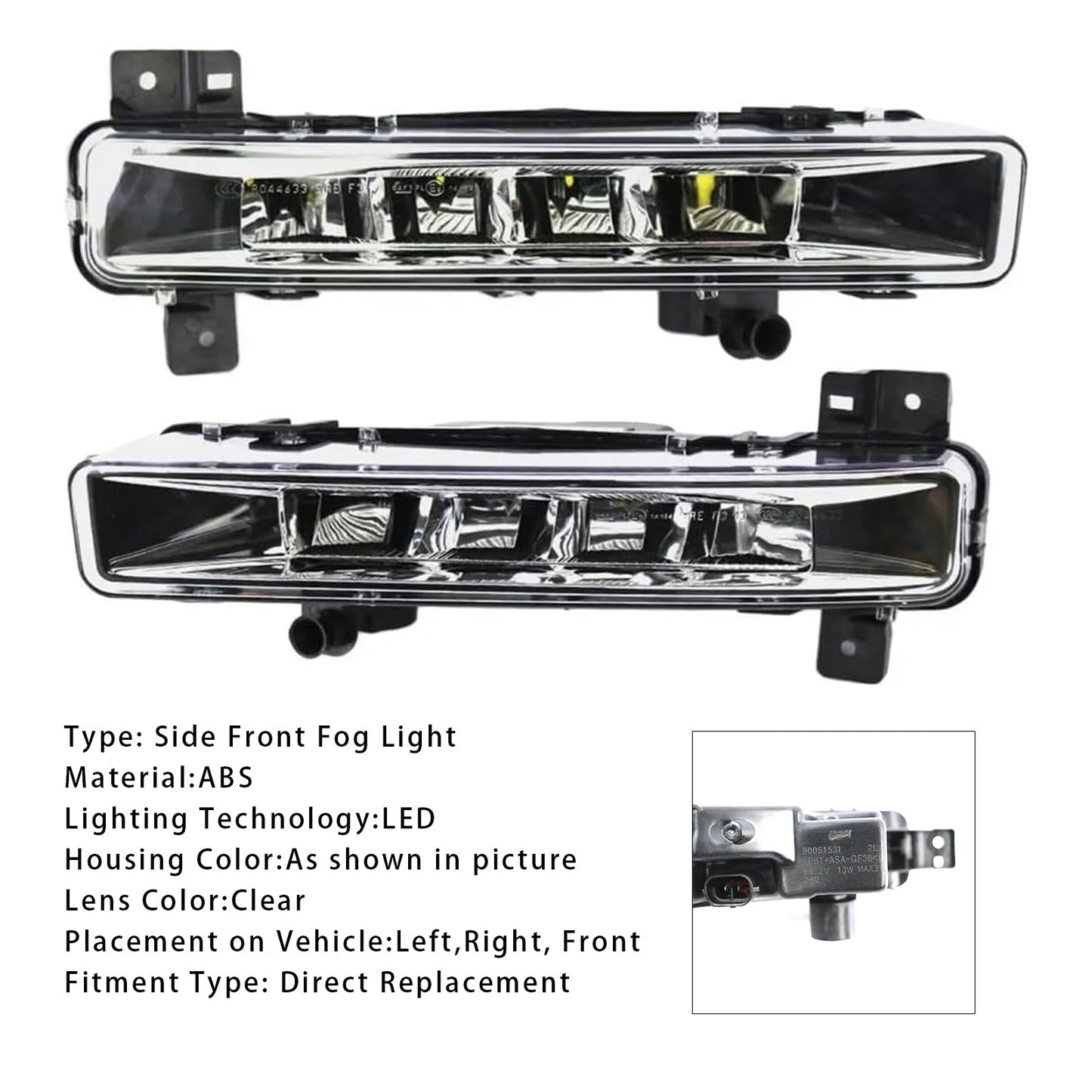 Coppia di fendinebbia anteriori a LED per BMW G30 G38 17-19 63177349131