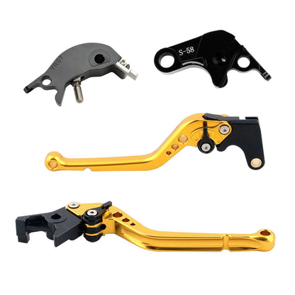 Leva frizione freno lunga adatta per YAMAHA YZF R7 MT-10/SP FZ-10/SP 2022-23