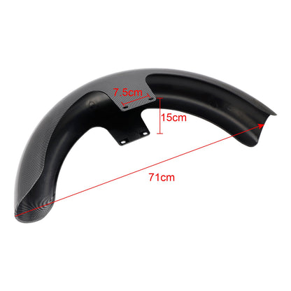 Parafango anteriore avvolgente da 19"" in ABS per Touring Electra Street Road Glide Baggers FLHT FLHR