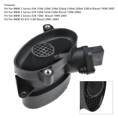 Sensore del misuratore di portata d'aria di massa per BMW E38 E39 E46 E53 98-05 0928400468