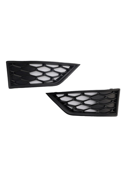 Griglia fendinebbia anteriore a nido d'ape nera per Seat Leon Cupra 5F 2012-2017