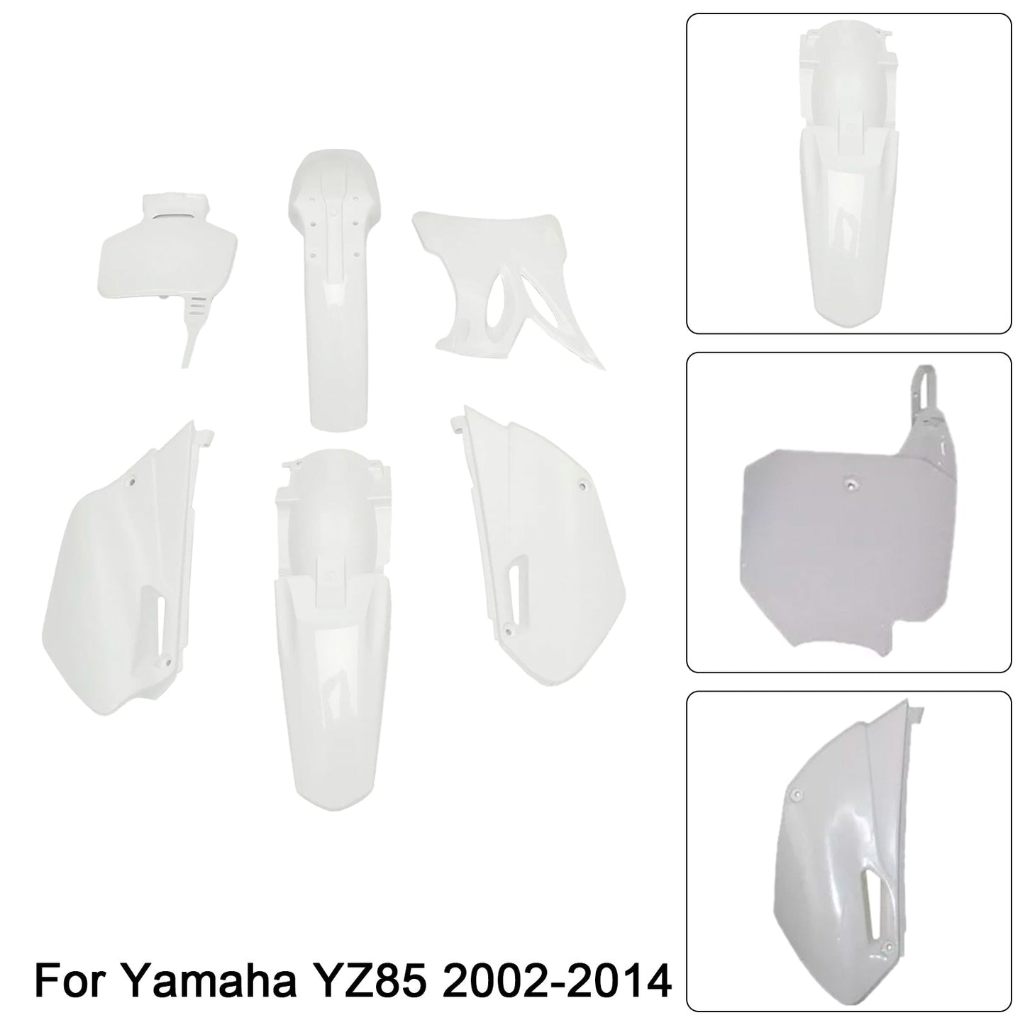 Kit di carenatura in plastica per parafango per Yamaha YZ85 2002-2014