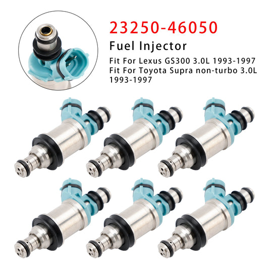 6 pezzi iniettori carburante per Lexus GS300 Toyota Supra non turbo 3.0L 93-97 23250-46050
