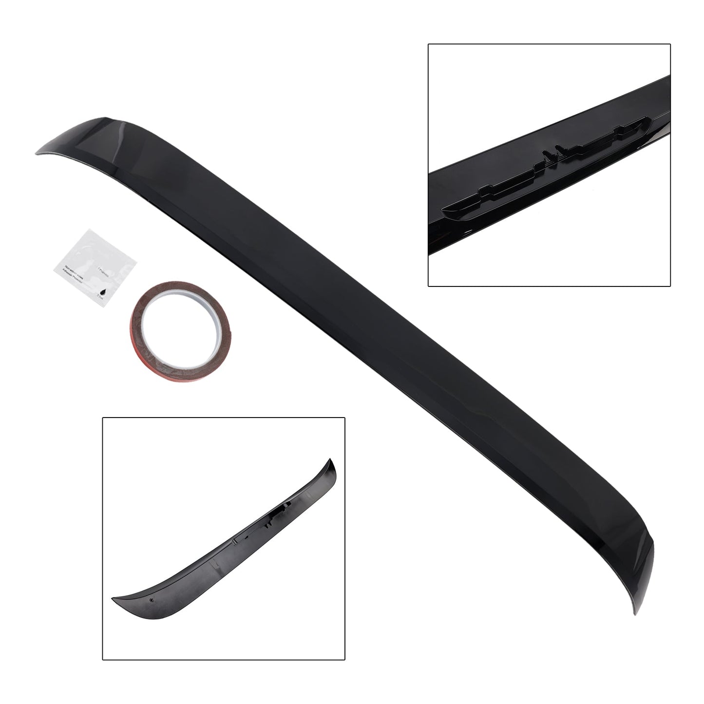 Parafango posteriore per tetto Mercedes-Benz Classe C W205 2014-2021 nero lucido