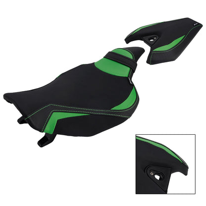 2014-2025 2024 Per Kawasaki Z1000 Parte anteriore inferiore con sedile posteriore conducente passeggero Verde1