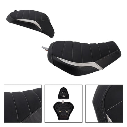 Kit di sedili posteriori grigio per conducente e passeggero per Kawasaki Ninja H2 Sx 2022-2025