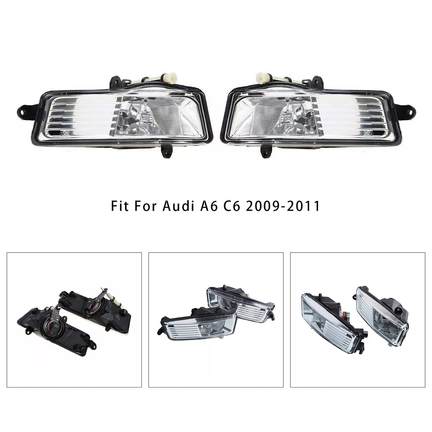 Coppia di fari fendinebbia anteriori Audi A6 S6 Quattro 2009-2011 4F0941699A