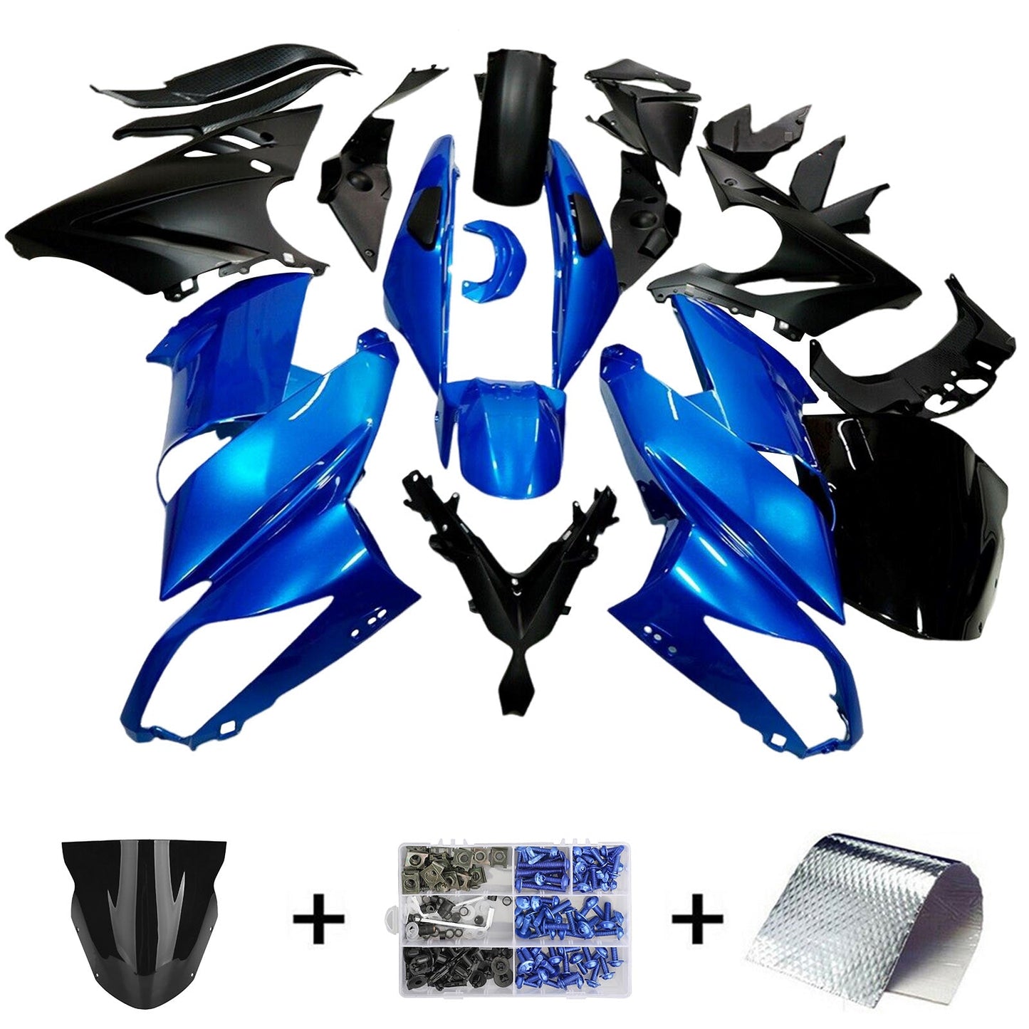 Kit carena iniezione plastica Kawasaki Ninja 650 ER-6F EX650 2009-2011