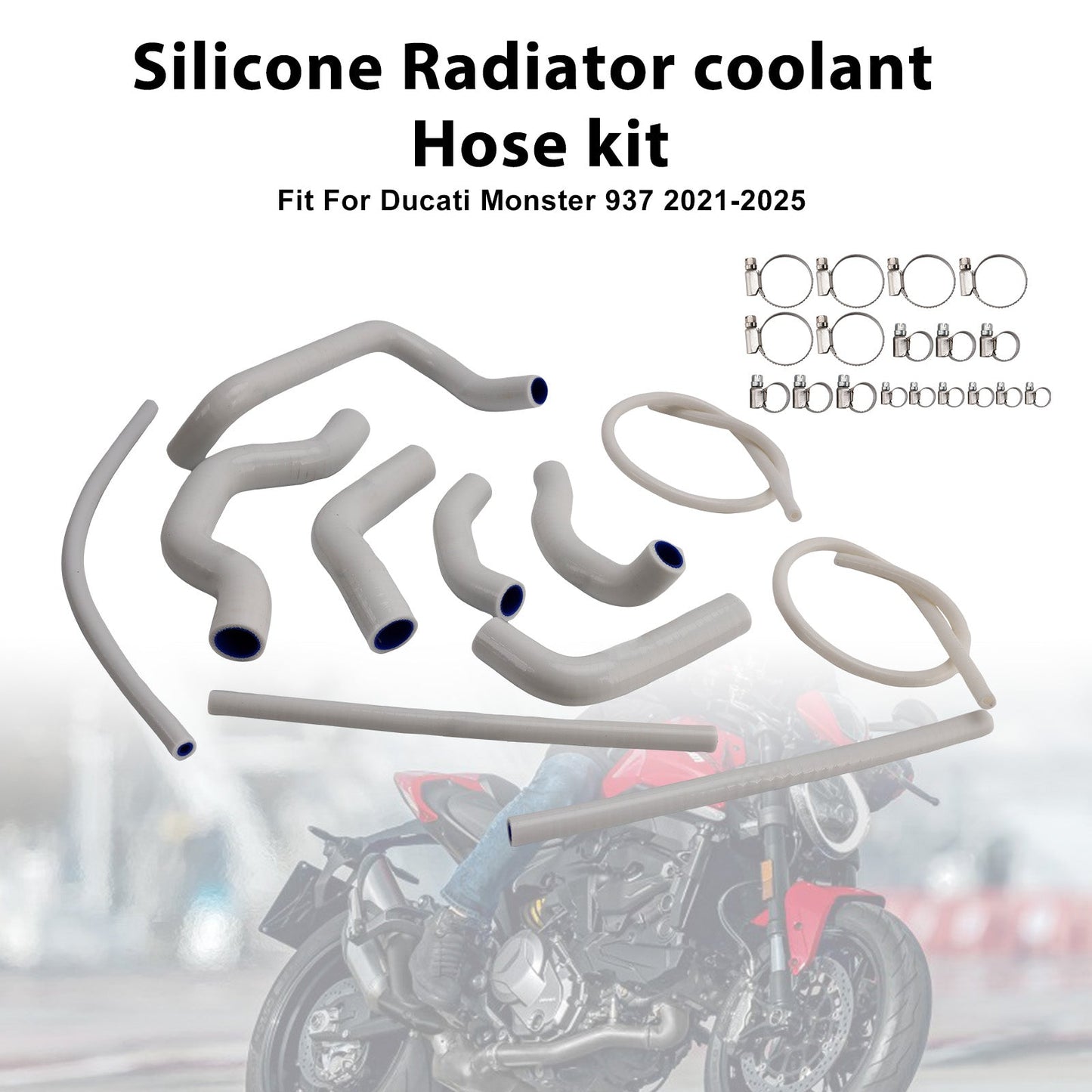 Tubo flessibile del liquido di raffreddamento del radiatore in silicone Ducati Monster 937 2021-2025