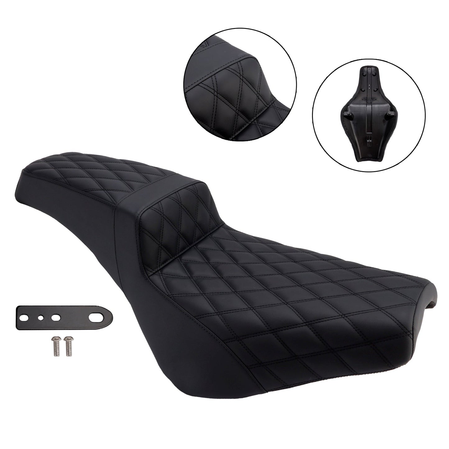 Sella passeggero completa con cuscino a coste Street Bob 114 Softail 2021-2025