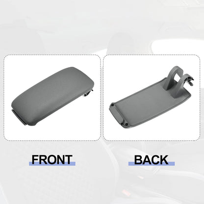 Coperchio della console centrale del bracciolo in pelle grigia Audi A4 B6 B7 2001-2008 8E0864245E