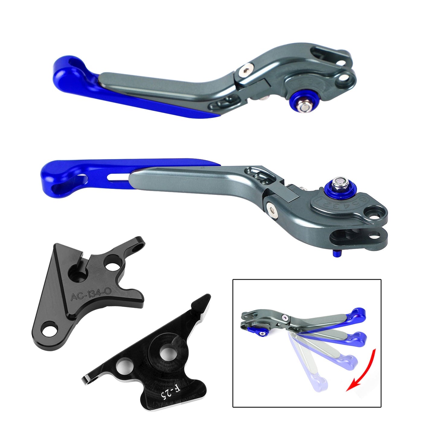 Leva freno frizione regolabile HONDA CB350 Hness GB350 CB350 2021-2023