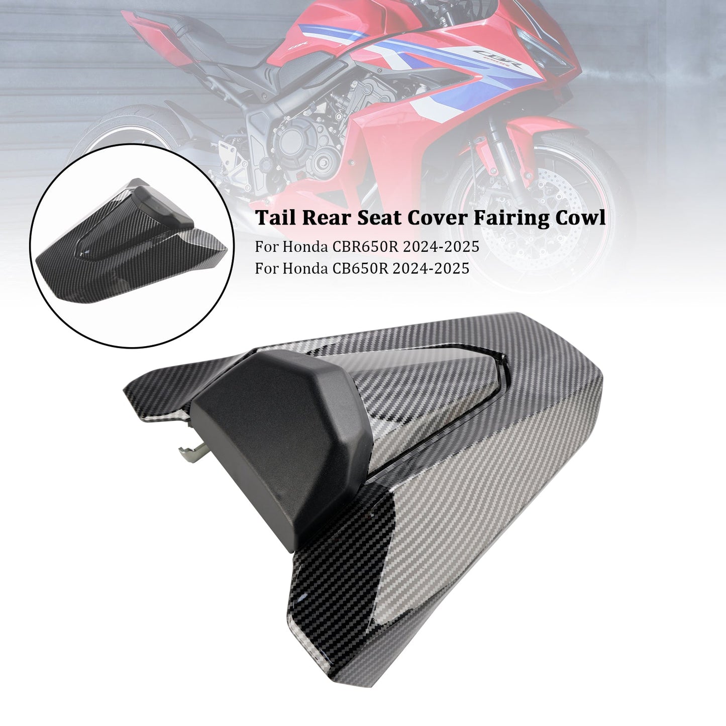 Copertura carenatura posteriore per Honda CBR650R CB650R 2024-2025