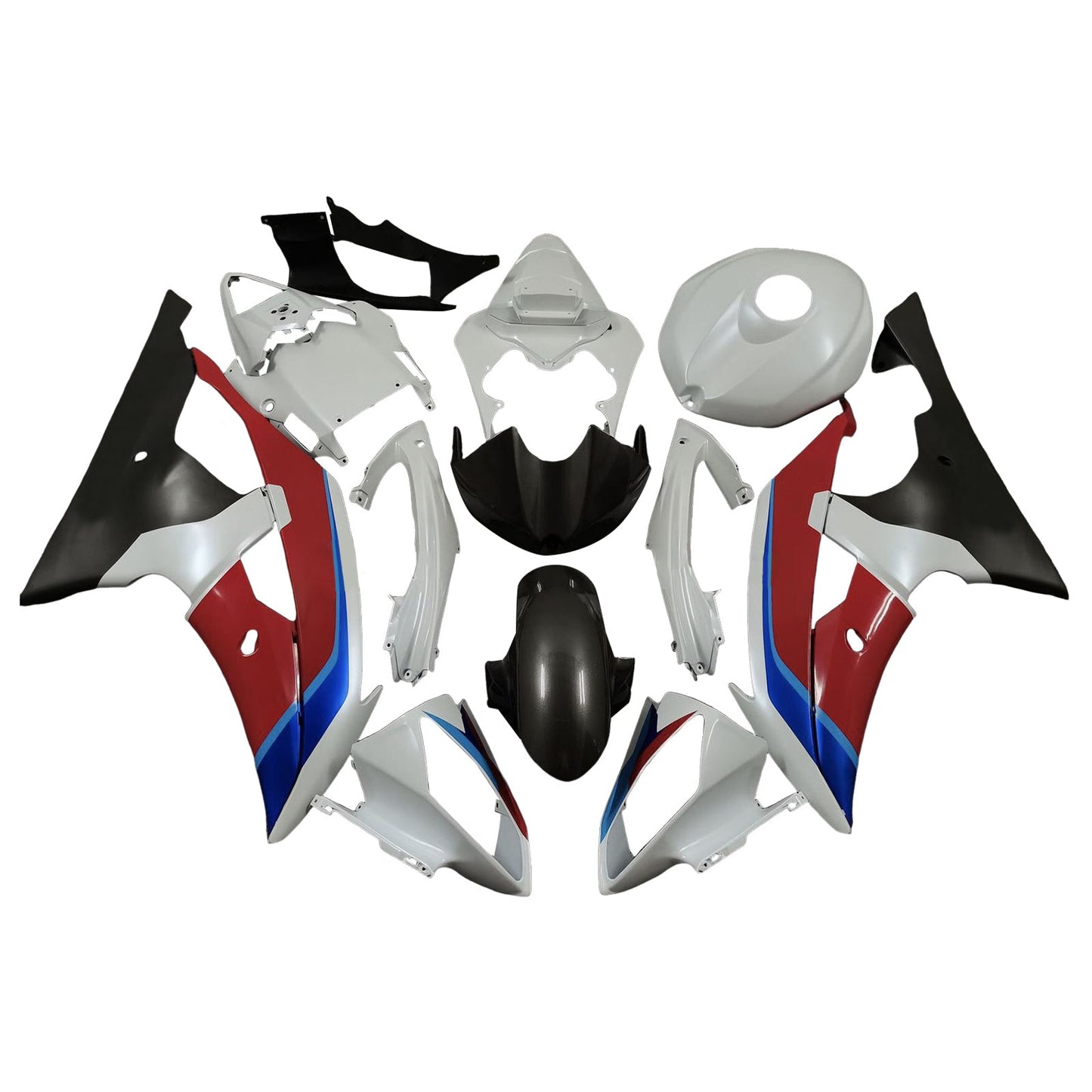 Kit carenatura iniezione plastica ABS per Yamaha YZFR6 YZF-R6 2008-2016