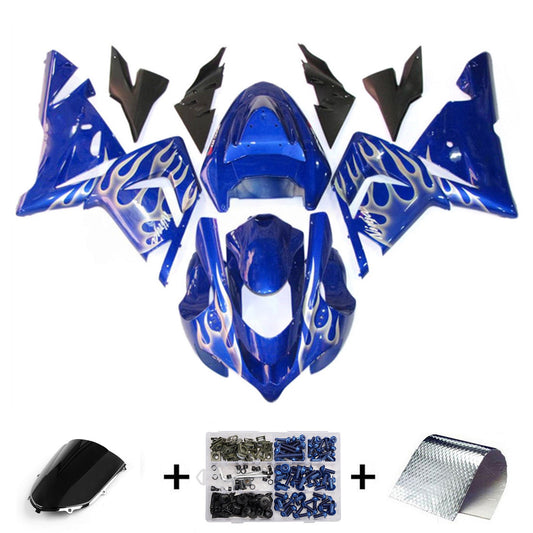 Kit carenatura iniezione in plastica ABS adatto per Kawasaki ZX10R 2004-2005