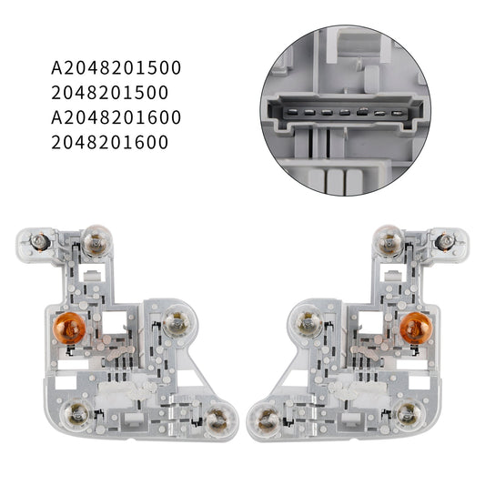 Supporto lampadina fanale posteriore sinistro e destro Mercedes W204 Classe C 2007-2010 con lampadine