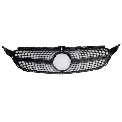 Griglia anteriore a diamante adatta per Benz Classe C W205 C250 C300 C400 2015-2018