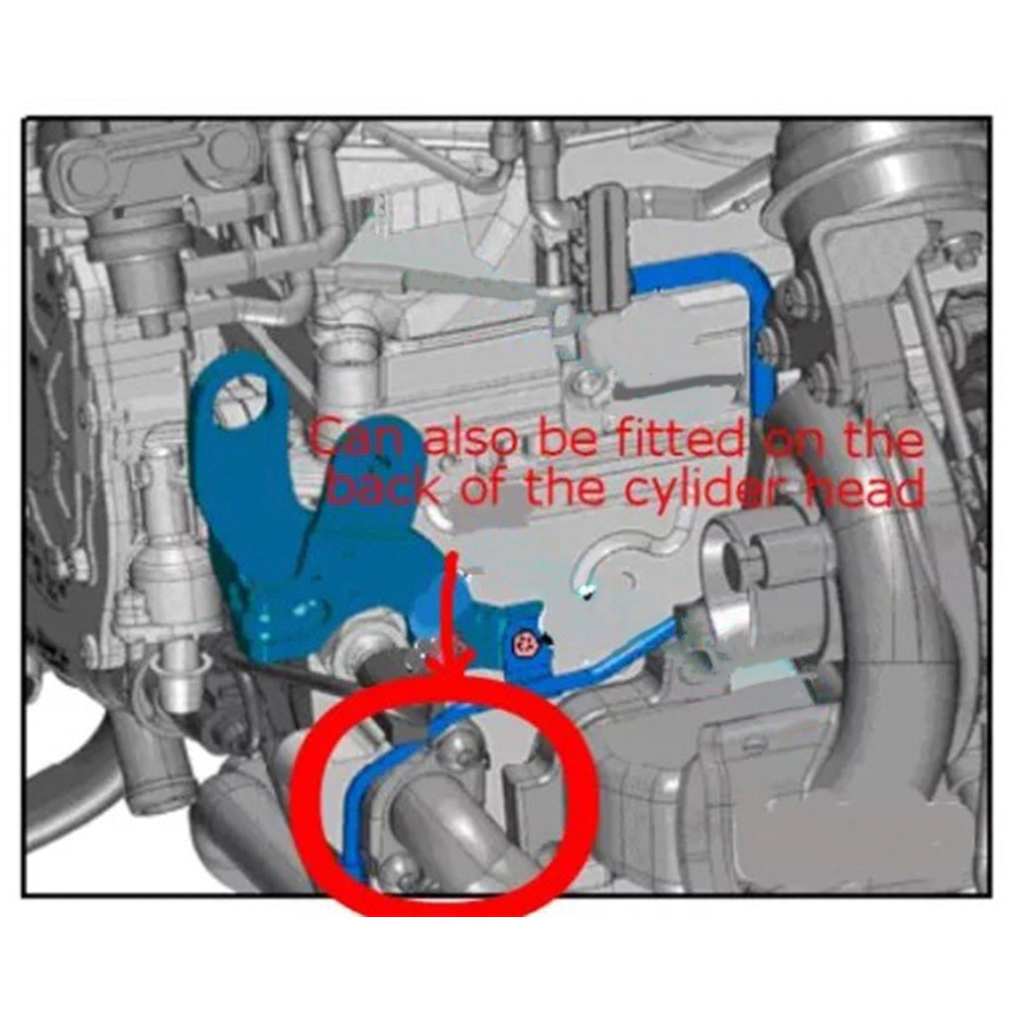 Piastra di blocco valvola EGR per VW Seat Skoda 1.2L 1.6L TDi per Audi Common Rail S/S