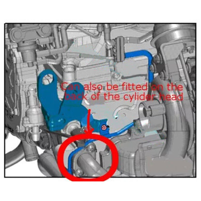 Piastra di blocco valvola EGR per VW Seat Skoda 1.2L 1.6L TDi per Audi Common Rail S/S