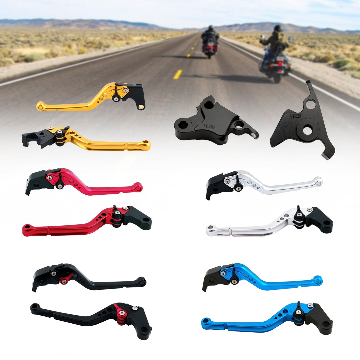 Leva frizione freno lunga adatta per CFMOTO 450SS 450SR 21-23 450NK 23-24