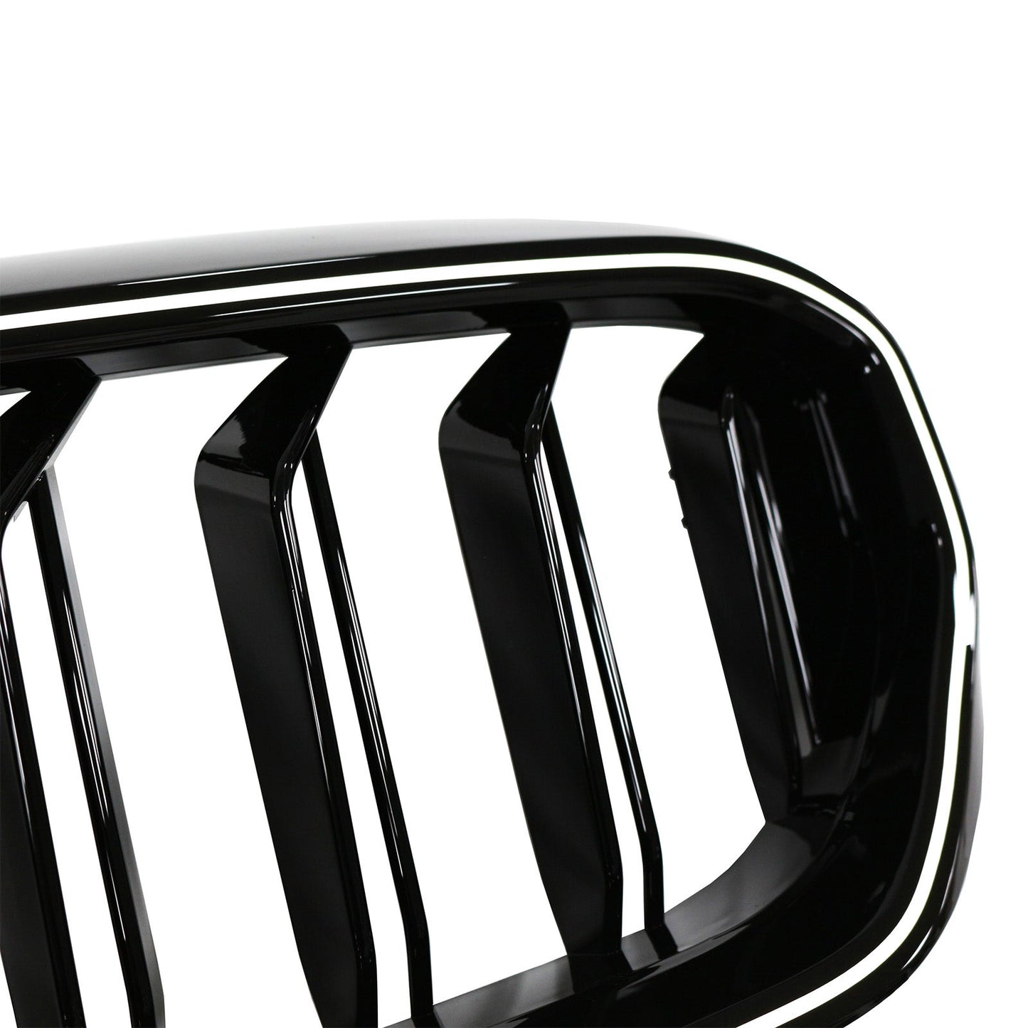 Griglia anteriore a doppio rene nera lucida per BMW Serie 5 G30 G38, adatta ai modelli 2021-2024.