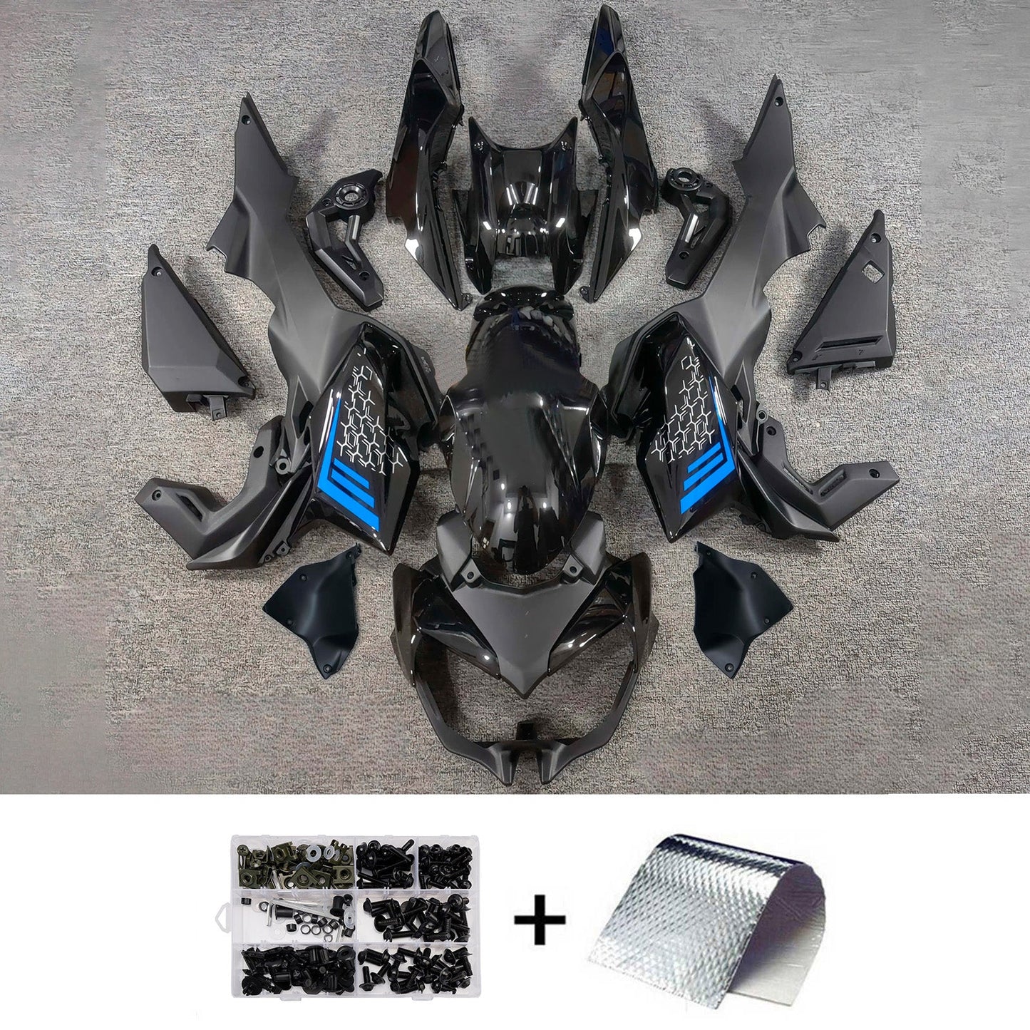 Kit carenatura iniezione in plastica ABS adatto per Kawasaki Z650 2020-2025
